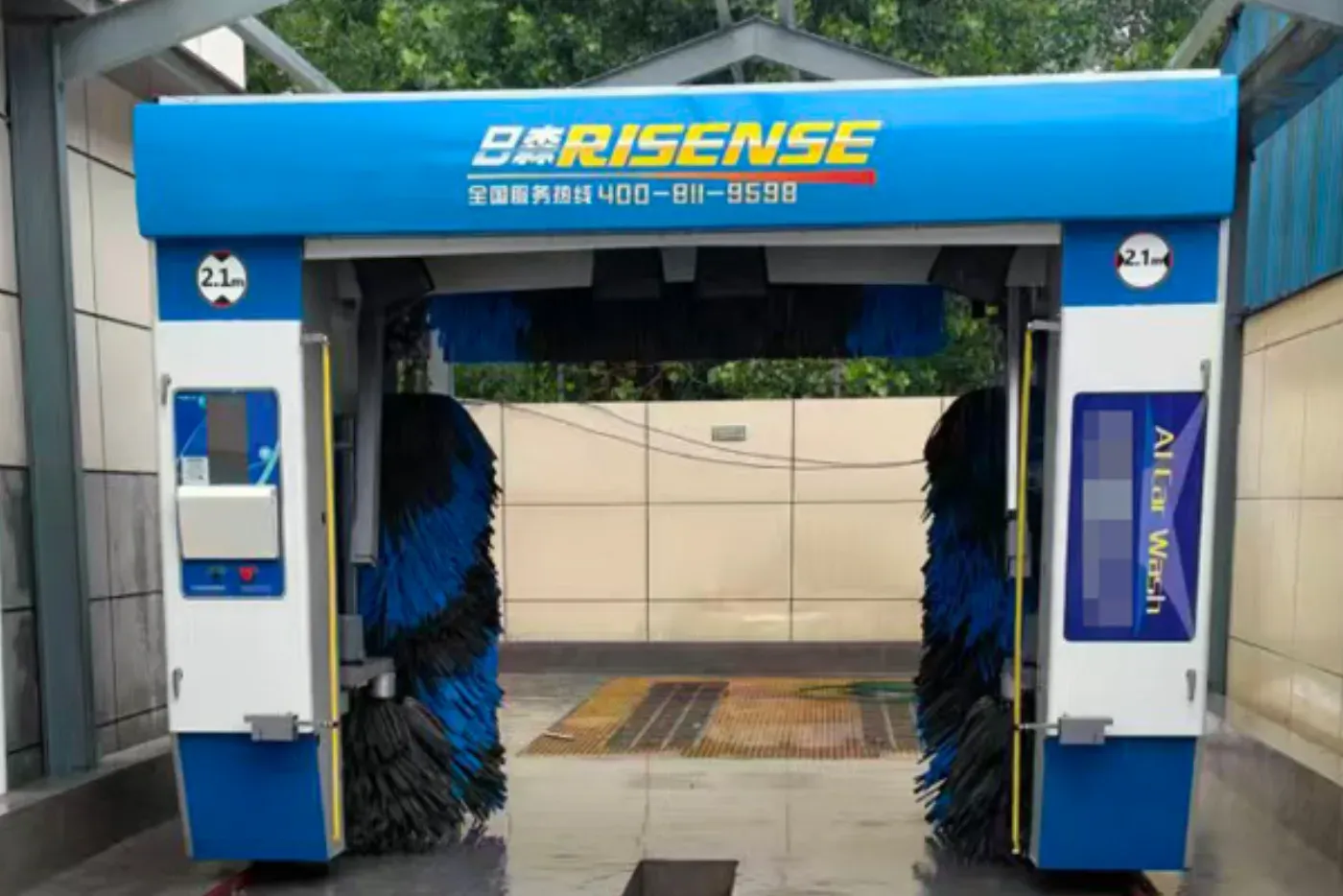 环卫垃圾车清洗消毒线